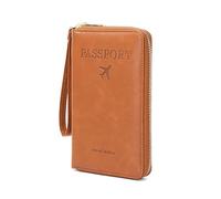 Efdaf Multi-Function RFID Travel Passport Wallet with Phone Pocket - Ultimate Passport Holder for Women & Men | Holds Phones, Passports, Cash, Cards & Boarding Passes Morden