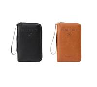 Efdaf Multi-Function RFID Travel Passport Wallet with Phone Pocket - Ultimate Passport Holder for Women & Men | Holds Phones, Passports, Cash, Cards & Boarding Passes Morden