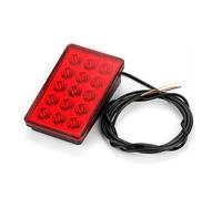 EFDDTBHE Car 3rd Brake Light F1 Style Rear 3rd Third Strobe Flashing Tail Brake Stop Light Red/black Universal Car Accessories Car Rear Light(Red)