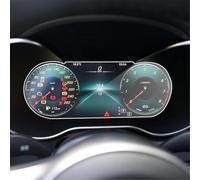 EFDDTBHE Compatible With Benz For C-class W205 2019 2020 Automotive Interior Instrument Panel LCD Screen Tempered Glass Protective Film Car modification