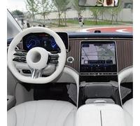 EFDDTBHE Compatible With Benz For EQE 2023 Car GPS Navigation Dashboard Screen Tempered Glass Protective Film Accessories Car modification(GPS and Dashboard)