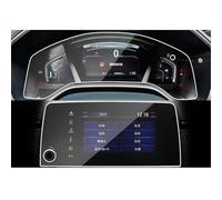 EFDDTBHE Compatible With CR-V For CRV 5th 2017 2020 Control Of LCD Screen Sticker Car Styling GPS Navigation Steel Protective Film Car modification(GPS and instrument)