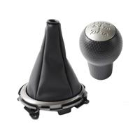 EFDDTBHE Shift Lever Stick Compatible with Fit for Jazz 2009 2010 2011 2012 2013 2014 2015 5 Speed Car Manual Hand Ball Lever Stick Gear Shift Knob Gaitor Boot Cover Collar Case(2pcs)