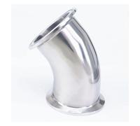 EFDSVUHE Fit Tube O.D 51mm Tri Clamp 2" 304 Stainless Steel 45 Degree Elbow Ferrule Pipe Fitting EFDSVUHE