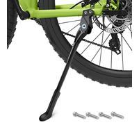 EFEALL Bike Kickstand,18mm Hole Spacing Adjustable Aluminium Alloy Rear Mount Bicycle Kickstand for 24/26/27.5 inches Mountain Bike/Road Bike/BMX/MTB,Bike Side Mounted Kickstand, Not applicable E-Bike