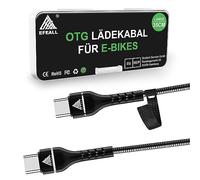 EFEALL Charging Cable USB C for Bosch Intuvia, Kiox, Nyon (Old), Micro USB B to Type-C E-Bike OTG Function, 35cm Cable for EBike Connect to USB C