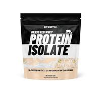 Efectiv Grass Fed Ultra-Filtered Whey Protein Powder Isolate 2KG - Vanilla Ice Cream - 27g Protein & 90% Protein Content - 66 Servings - Low Fat, Low Sugar