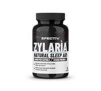 Efectiv Nutrition Zylaria Sleep Aid - 60 Vegan Capsules - Natural Alternative to Sleeping Tablets - Promotes Better Sleep & Relaxation - 500mg Per Capsule - Melatonin Tablets for Sleeping
