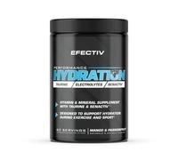 EFECTIV Performance Hydration - Electrolytes Powder 600g - Mango & Passionfruit - Premium Electrolyte Supplement with Added Senactiv & Taurine - Made in The UK - Vegan (60 Servings)