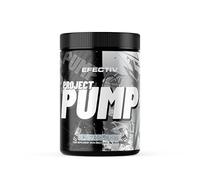 Efectiv Project Pump Pre Workout Powder - Stimulant Free Pre Workout with Citrulline, Nitrosigine, Rednite for Vicious Pumps & Enhanced Focus - Vegan, 40 Servings, Made in UK, Ultimate White