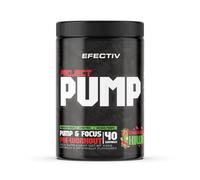 Efectiv Project Pump Pre Workout Powder - Stimulant Free Pre Workout with Citrulline, Nitrosigine, Rednite for Vicious Pumps & Enhanced Focus - Vegan, 40 Servings, Made in UK, Strawberry Kiwi Flavour