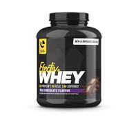 EFECTIV Whey Protein - Advanced Protein Complex - 60 Servings - 22g of Protein - Gluten Free - Vegetarian Friendly - Mixes Instantly (1.8kg, Milk Chocolate)