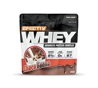 EFECTIV Whey Protein - Advanced Protein Complex - 67 Servings - 21g of Protein - Gluten Free - Vegetarian Friendly - Mixes Instantly (Choco Bueno, 2kg)