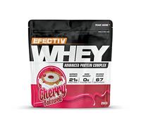 EFECTIV Whey Protein - Advanced Protein Complex - 67 Servings - 21g of Protein - Gluten Free - Vegetarian Friendly - Mixes Instantly (Cherry Bakewell, 2kg)