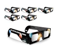 efekol Solar Eclipse Glasses(6 Pack) - CE & EN ISO 12312-2 Certified Safe Sun Viewing - Total Eclipse August 12, 2026 (Total in Spain, UK Partial Europe)