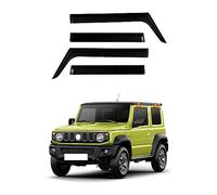 EFEMIR 4x car window wind deflectors, for Suzuki Jimny MK4/JB64W-JB74W 2019 (extended version) rain protection rain deflector adhesive deflectors fairing