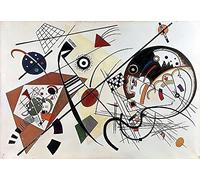 EfeMir Famous Painting HD Print Picture Abstract Print Artwork Unbroken line By Wassily Kandinsky for Home Decor 60x90cm