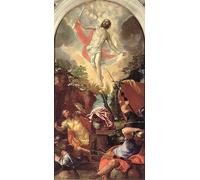 EfeMir Mural Art Print Artwork Wall Art Famous the Resurrection of Christ by Paolo Veronese for Home Decor 60x90cm