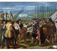 EfeMir Mural Art Print Artwork Wall Art Famous the Surrender of Breda by Diego Velázquez for Home Decor 60x90cm
