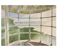 EfeMir Vintage Art Painting Modern Poster Famous Beachy Head Lighthouse by Eric Ravilious for Home Decor 60x90cm
