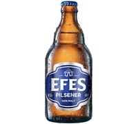Efes Pilsener Steinie Lager Beer 20 x 500ml Bottles, 5% ABV - Turkish Lager (Steinie Shape) - Crisp, Balanced, Easy-Drinking - Perfect Chilled Serve for BBQs, Parties & with Mediterranean Food