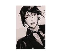 EFEZAC Black Butler 1 Canvas Poster Bedroom Decor Sports Landscape Office Room Decor Gift Unframe-style 12x18inch(30x45cm)