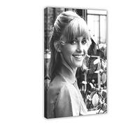 EFEZAC Dame Olivia Newton John Poster 14 Canvas Poster Wall Art Decor Print Picture Paintings for Living Room Bedroom Decoration Frame-style 08x12inch(20x30cm)