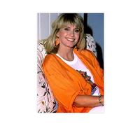 EFEZAC Dame Olivia Newton John Poster 2 Canvas Poster Wall Art Decor Print Picture Paintings for Living Room Bedroom Decoration Unframe-style 12x18inch(30x45cm)