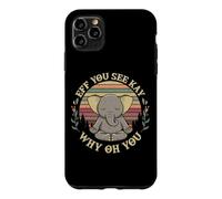 Eff You See Kay Why Oh You Elephant Yoga Pose Meditation Case for iPhone 11 Pro Max