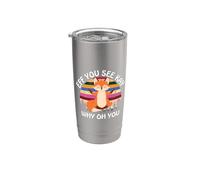 Eff You See Kay Why Oh You Fox Stainless Steel Insulated Tumbler