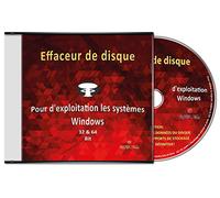 Effaceur & formateur de disque dur pour les systèmes d'exploitation Windows 10 / 8 / 7 / Vista / XP (32 & 64 Bit), destructeur de données, suppression sécurisée de données " Tous supports de stockage"