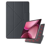 Effcotuo Case for Honor Magic Pad 3 Case Multi-Angle Folding Protective Case PU Leather Case Triple Fold Protective Case with Auto Sleep/Wake Function - Black