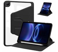 Effcotuo Case for Xiaomi Redmi Pad 2 9.7 Inch Case Multi-Angle Folding Protective Case PU Leather Case Triple Fold Folding Protective Case with Auto Sleep/Wake Function for Redmi Pad 2 9.7 Inch