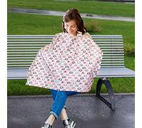 effe bebe Vera Elephant 100% Breathable Cotton Nursing Cover (Petal Grey)