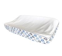 effe bebe Vera Elephant 100% Cotton Velour Baby Changing Pad Cover (Blue Grey)