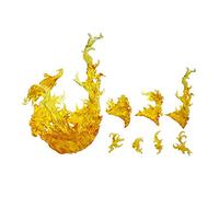 Effect Action Figure-Flame Effects Sence, Including 9 Parts Random Combination, Durable, Easy To Carry, Model Accessories for Action Figure DIY, Yellow
