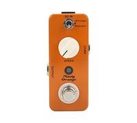 Effect Analog Circuit Monoblock, Orange Pedal with 2 Modes for Electric Guitar - Warm Vintage and Deep Modern Tones, Compact Metal Shell Design