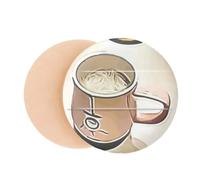 Effect Outline Mellow Drink Milk Tea Air Cushion Makeup Foundation Sponge Powder Puff