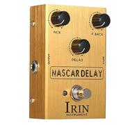 Effect Pedal, Delay Guitar Effect Pedal, with Mix/Feedback/Delay 3 Control Knobs for Electric Guitar - DELAY Gold