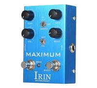 Effect Pedal, Overdrive Guitar Effect Pedal 2 Toggle Mode Switch Tone/Gain/Volume/Boost Controls for Electric Guitar - MAXIMUM