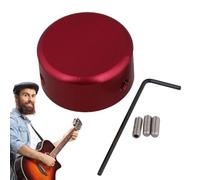 Effect Pedal Pad Cover | Aluminum Alloy Potentiometer Knob with Wrench | Easy Installation Guitar Knobs, Protective Knobs Tool Kits with 3 Screws for Guitar Effect Pedal