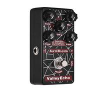 Effect Pedal with 3 Modes Digital Analog QuadTap, True Bypass Footswitch, Aluminum Alloy Shell, Control Knobs for Tone Dry Wet Ratio Delay, Power Saving 50mA Current, Includes Effect Pedal and Bat