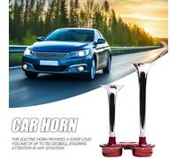 Effective 150dB Electric Horn for Trucks and Cars Metal Frame Stable Function Works with 12V 24V Configurations Commercial Vehicle Horn