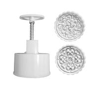 Effective 200g Thickened Mooncakes Mould Delicate Patterned Mooncakes Crafting Molds Manual Mooncakes Press Embosser