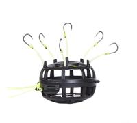 Effective 4pack Fishing Hooks with Bait Cage for Enhanced Carp Feeder Setup (4# 4pack)