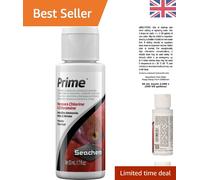 Seachem Water Conditioner Prime – Dechlorinator, Removes Ammonia, Nitrite & Nitrate – 50 ml