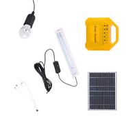Effective 7AH Solar Electricity Unit with Integrated Battery Lightweight ABS Housing for Easy Transport Crisis Solar Power Supply