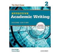 Effective Academic Writing Second Edition: 2: Student Book