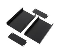 Effective Aluminum Housing Case Electrical Project Cover Box 80x50x20mm for Board Shielding and Temperature Control Black Aluminum Case