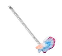 Effective Betta Training Wand - Betta Training Stick | Betta Training Wand, Simulation Betta Fish Tank Toy Wand, Transparent Rod Fish Tank Decor for Novice and Experienced Fish Owners